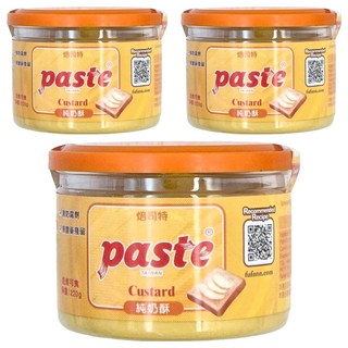 焙司特 純奶酥, 奶香濃郁, 鹹甜完美融合, 220g, 3罐