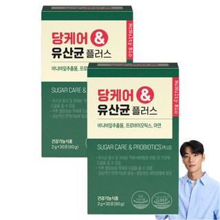맥널티바이오 당케어 유산균 플러스, 60g, 2개