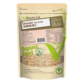 Vilson 米森 100%有機燕麥仁, 450g, 1包