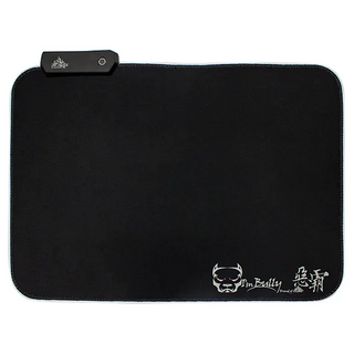 Atake 電競惡霸滑鼠墊 S3 Aurora 9 RGB 背光 35x25cm, 黑色, 1個