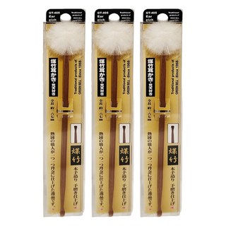 GREEN BELL 綠鐘 羽毛煤竹耳扒, 1入, 3支