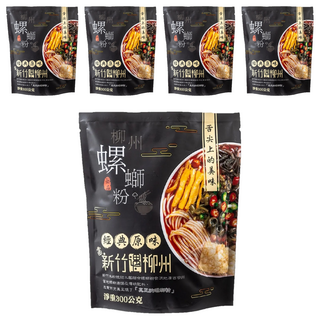 亟品 螺螄粉 經典原味, 口感獨特，兼顧健康衛生，安心享用, 300g, 5包