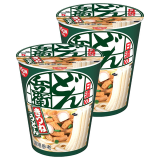 NISSIN日清咚兵衛日式油豆腐杯裝烏龍麵82g 道地日式風味 湯頭濃郁 方便快捷, 2入