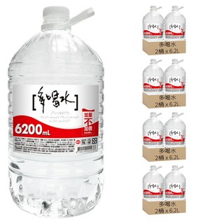 多喝水 礦泉水, 6.2L, 8桶