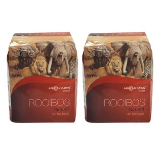 非洲晨曦 南非國寶茶 超輕盈 低卡路里 無咖啡因 低單寧酸, 2.5g, 40包, 2袋