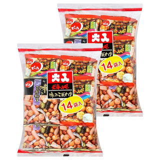 DENROKU 傳六 二色綜合豆果子, 341.6g, 2袋