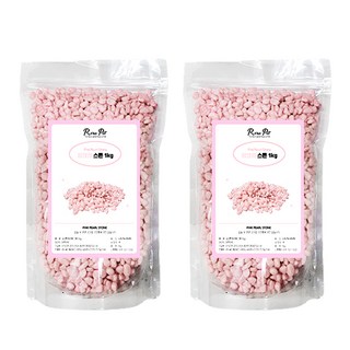 Rora Pet 珍珠石 1kg, 粉紅色, 2個