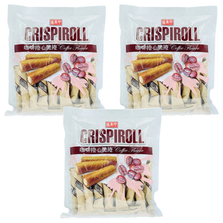 盛香珍 咖啡捲心脆捲, 165g, 3袋