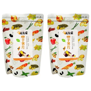 元氣家 綜合芋薯片 香酥脆口 台灣製造, 80g, 2包