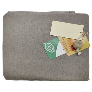 天絲羊毛圓領內搭上衣 - 水星灰, L