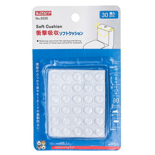 SJIAYP 矽膠防撞貼 30個, 透明, 1組