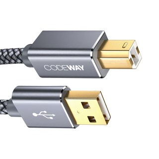 CODEWAY USB 2.0 印表機線 A to B 傳輸線, 1條, 1.5m