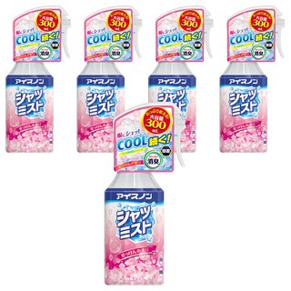 Hakugen 白元 衣物涼感噴霧 300ml 除臭, 皂香, 5瓶