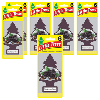 Little Trees 小樹 香片 黑莓丁香, 香味持久自然 清新 時髦可愛, 7g, 6片
