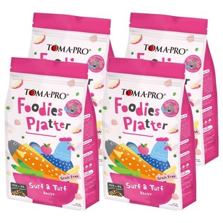 TOMA-PRO 優格 全齡犬 吃貨拼盤 高適口性配方飼料 老饕佐蘋果, 鮭魚, 680g, 4包