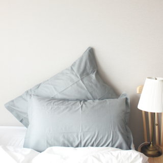 로그로 심플한 호텔 베개 커버