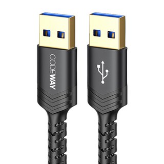 CODEWAY USB A-A USB3.0 Type-A 公對公 高速傳輸線, 1條, 1.5m