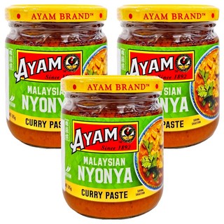 AYAM 雄雞標 娘惹咖哩醬 185g, 3罐