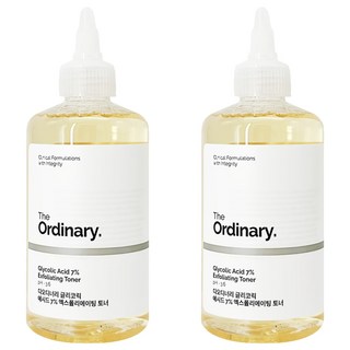The Ordinary 甘醇酸7%去角質化妝水 240ml, 2瓶