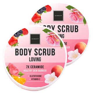 SCARLETT Whitening 美體磨砂膏 戀愛 7X Ceramide, 250ml, 2罐