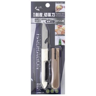 上龍 萬用削皮切果刀 多功能水果削皮刀 廚房必備, 混色, 1組