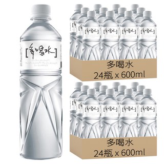 多喝水 礦泉水, 600ml, 48瓶