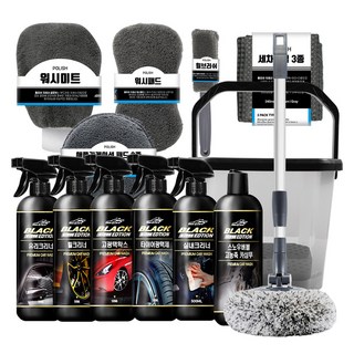 워시앤케어 프리미엄 간편 셀프 세차용품 20종 세트, 1세트