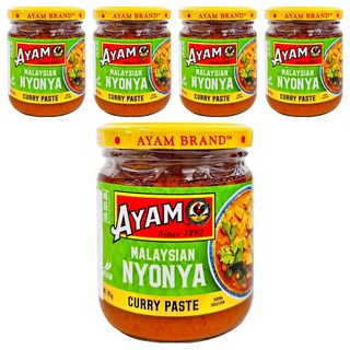 AYAM 雄雞標 娘惹咖哩醬 185g, 5罐