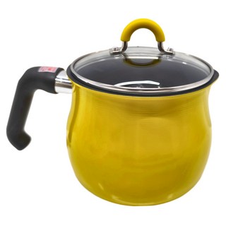 FREIZ 和平 七種功能煎鍋 炒鍋 油炸鍋 附鍋蓋, 黃色 尺寸M (2.2L附鍋蓋), 1個, 14cm