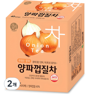 우리차 양파껍질차, 0.6g, 40개입, 2개