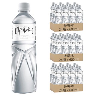多喝水 礦泉水, 600ml, 72瓶
