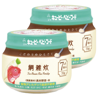kewpie 極上嚴選 米粥 KA-7 7個月以上, 野菜雕魚, 70g, 2罐