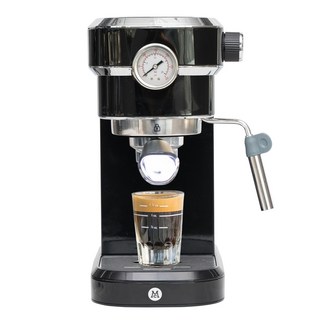 맥널티 자동압력조절 에스프레소 커피머신, MCM6851B(피아노블랙), 피아노블랙
