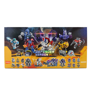 BLOKEES 布魯可 變形金剛可動積木公仔 星辰版 第五彈 款式隨機 12個, 1套