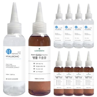 GLOW MONSTER 積雪草萃取精華 100ml+低分子玻尿酸精華 100ml, 200ml, 5組