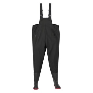 Base Alpha Essential 成人胸式涉水褲, 黑色, 250