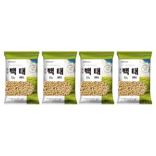 건강한밥상 국산 백태, 1kg, 4개