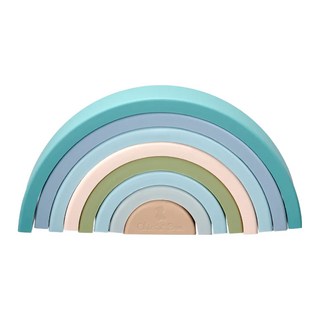 奇哥 CB矽膠疊疊樂玩具 8件組, 彩虹, 1組