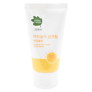 GREEN FINGER 綠手指 幼兒戶外滋潤防曬乳 SPF50+ PA++++, 80ml, 1條