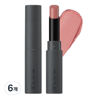 케이트 스팀 매트 누드 립, EX-2 체리 카푸치노, 16g, 6개