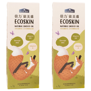 BLUE BAY 倍力 歐美膚天然亞麻籽油 Omega 3&6 維生素A和D3, 250ml, 皮膚和毛髮健康, 2瓶
