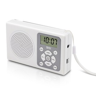 브리츠 휴대용 FM 라디오, BZ-R120, 화이트