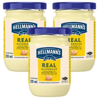 HELLMANN'S 美乃滋 經典原味, 220ml, 3罐