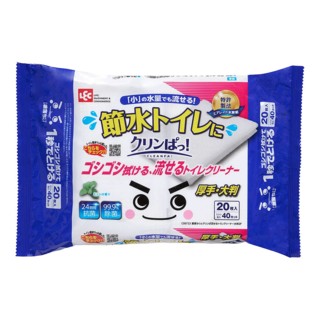 LEC 激落君 Cleanpa 廁所清潔用防菌濕紙巾, 1包