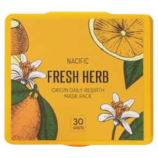 NACIFIC 每日草本抽取式面膜 30片 亮白 抗皺, 1盒