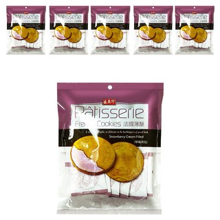 盛香珍 法國薄酥, 128g, 6袋