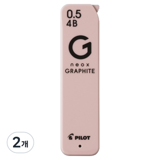 파이롯트 new 네옥스 그라파이트 샤프심 4B, 2개, 0.5mm