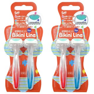 KAI 貝印 razor 女用得體刀 MTG-2B, 2個, 2組