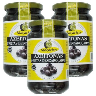 Macarico 瑪卡麗蔻 去籽黑橄欖, 345g, 3罐