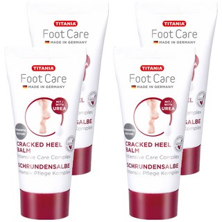 TITANIA 德你雅 尿素5% 修護龜裂護足霜 強效升級版, 30ml, 1條, 4條